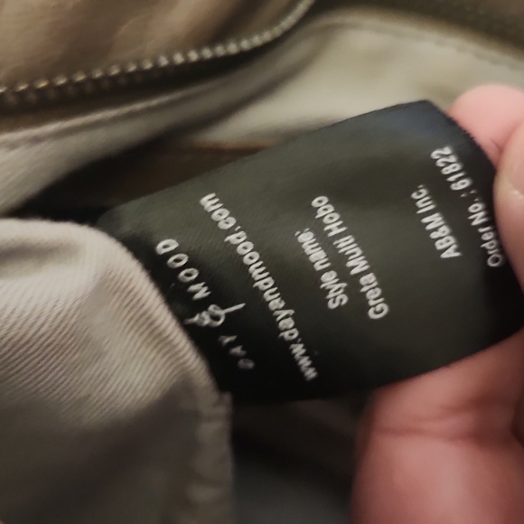 Day & Mood Greta Woven Genuine Leather Shoulder Purse Convertible Backpack Bag - Picture 6 of 15